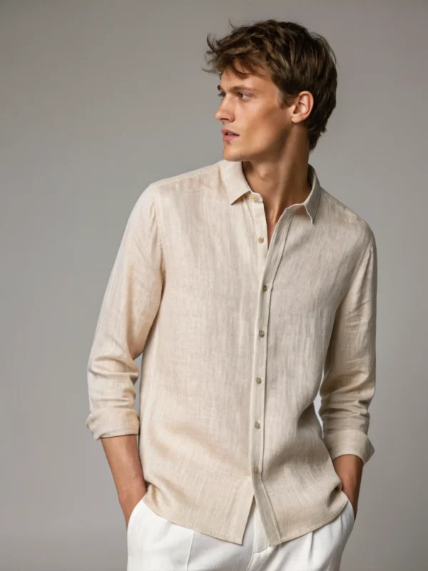 Premium fashion product - Classic Textured Shirt.